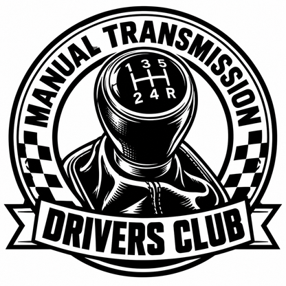 Sticker Auto Manual Transmission – Drivers Club – Schimbător Viteze