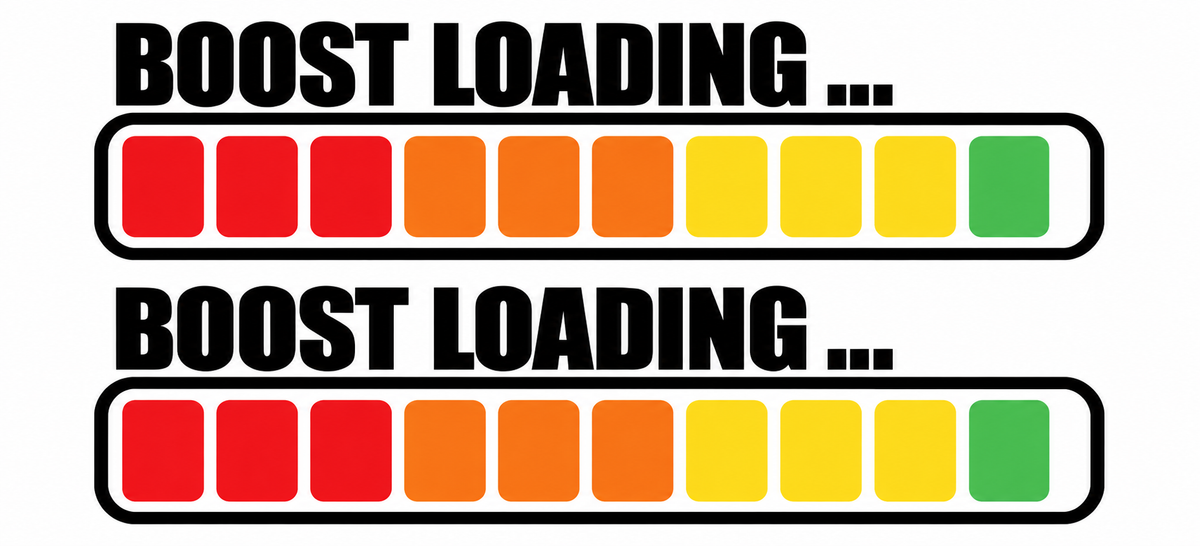 Set 2 Stickere Auto Boost Loading – Indicator Turbo