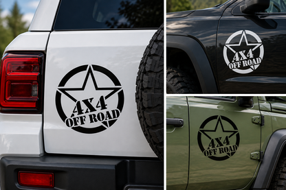 Sticker Auto 4x4 Off Road – Stea Military