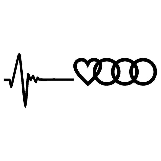 Sticker Audi love