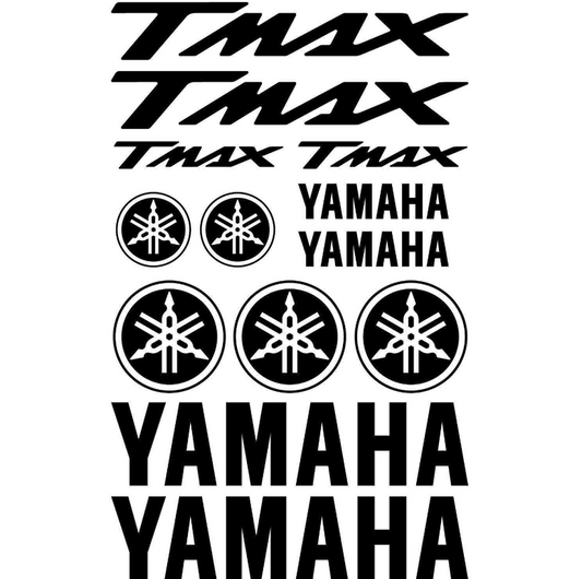 Set 13 stickere Yamaha Tmax v1