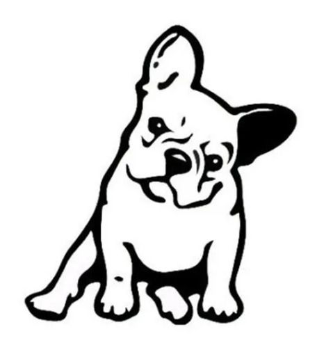 Sticker bulldog