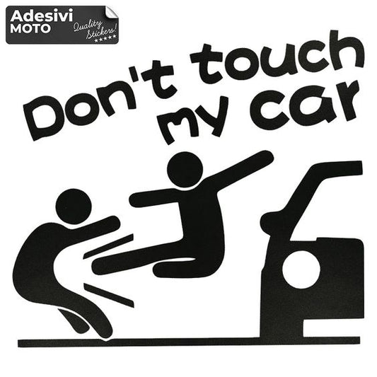 Sticker don't touch my car