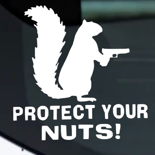 Sticker protect your nuts