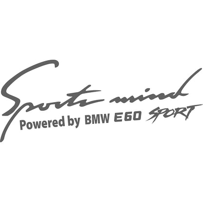 Sticker BMW E60 Sports Mind