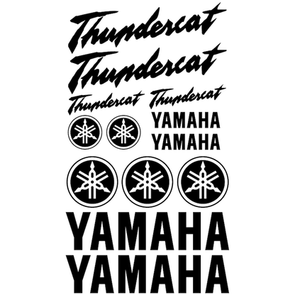 Set 13 Stickere decorative si rezistente la apa si soare, Yamaha Thundercat