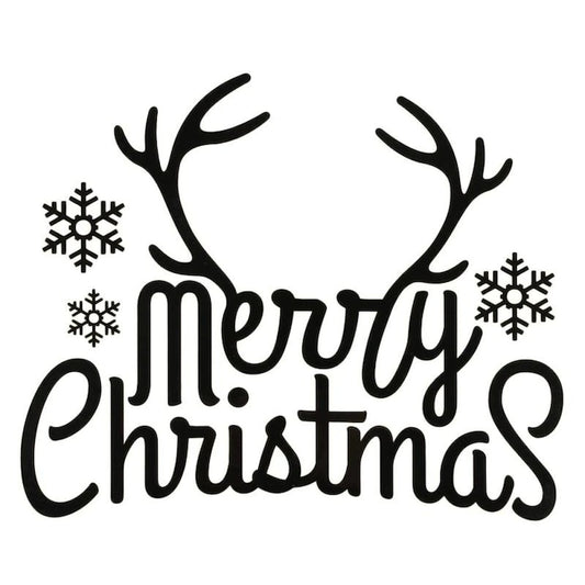 Sticker decorativ auto Merry Christmas
