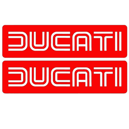 Set 2 stickere moto Ducati, rezitente la apa si soare