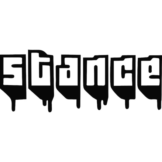 Sticker auto rezistent, ''Stance''
