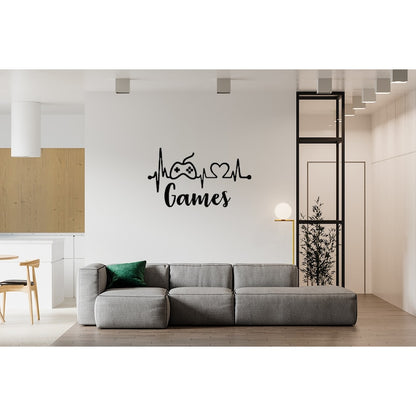 Sticker decorativ pentru perete, Games