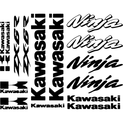 Set 15 Stickere Kawasaki Ninja