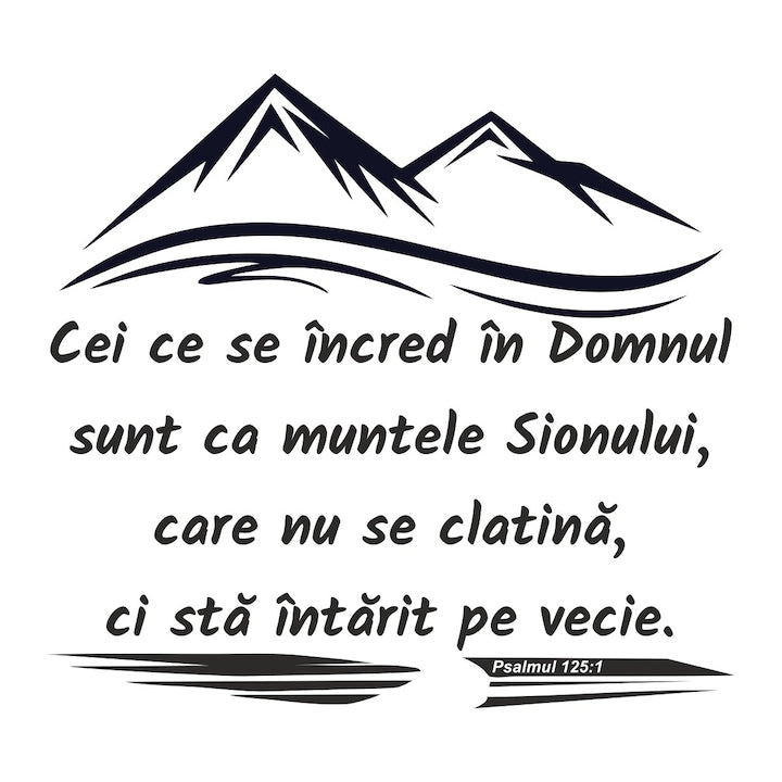 Sticker, verset din Biblie