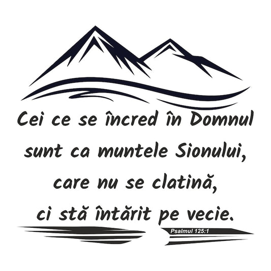 Sticker, verset din Biblie