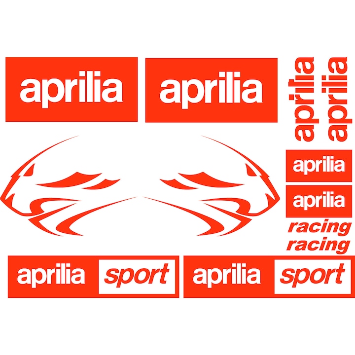 Set Stickere Aprilia Moto v2