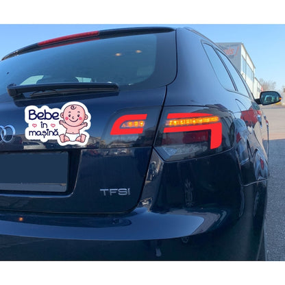 Sticker auto rezistent- Baby on Board "Bebe in masina"