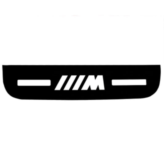 Sticker auto Colant Banda Stop Frana pentru BMW Seriile 5 7, E60 F01 F02 F10 G30 G11 G12, Negru