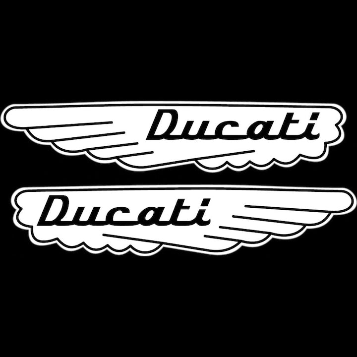 Set 2 stickere Ducati Logo Wings