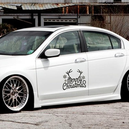 Sticker decorativ auto Merry Christmas