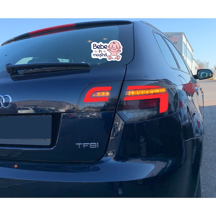 Sticker auto rezistent- Baby on Board "Bebe in masina"