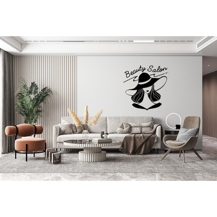 Sticker decorativ pentru perete, Beauty salon