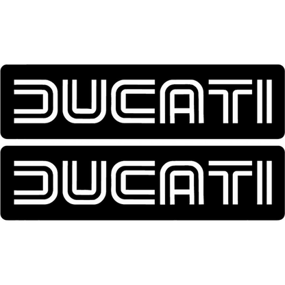 Set 2 stickere Ducati Badge Logo