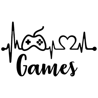 Sticker decorativ pentru perete, Games