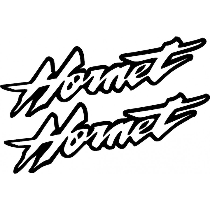 Set 2 stickere, Honda CB Hornet , rezistente la soare si UV