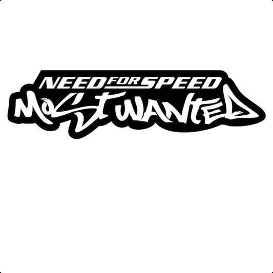 Sticker auto decorativ, tuning, rezistent la apa si UV, NFS Most Wanted