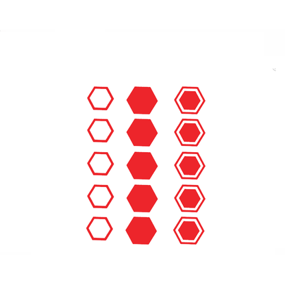 OFERTA Stickere camuflaj tip fagure set 15 buc