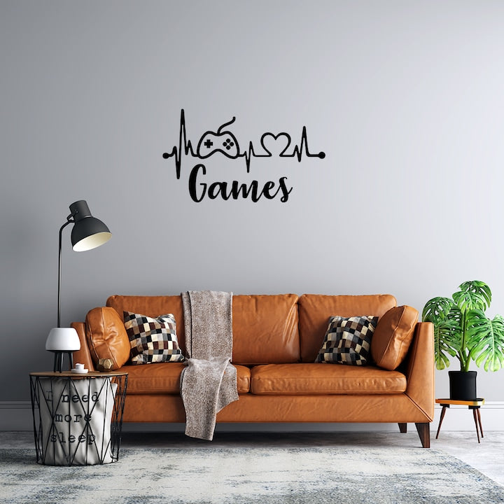 Sticker decorativ pentru perete, Games