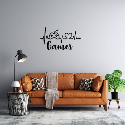 Sticker decorativ pentru perete, Games