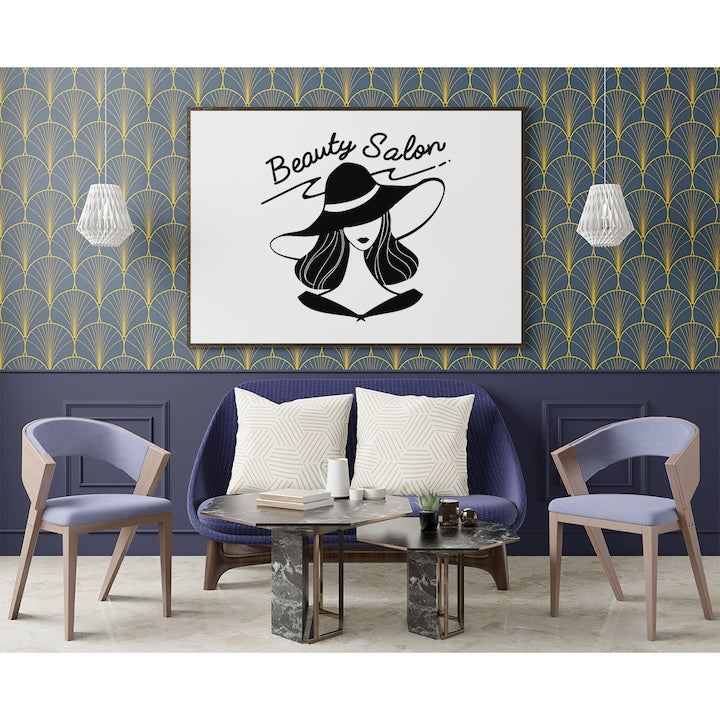 Sticker decorativ pentru perete, Beauty salon