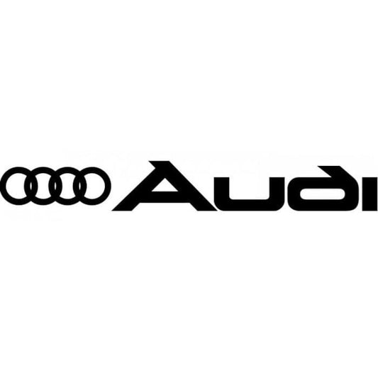 Set 2 Stickere auto pentru praguri auto AUDI, rezistente la apa si UV