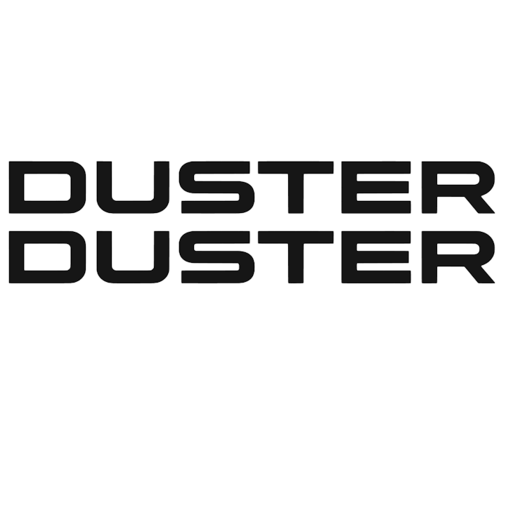 Stickere Scris DUSTER pentru laterale
