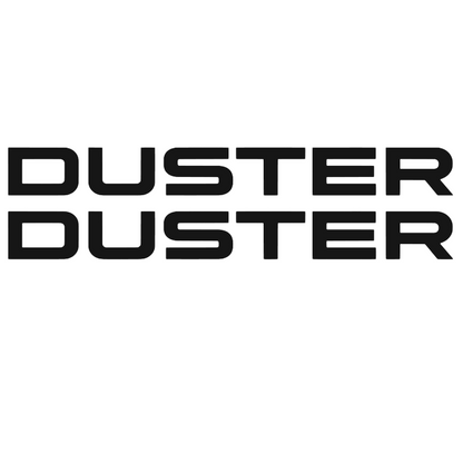 Stickere Scris DUSTER pentru laterale