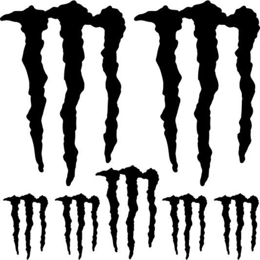 Set 7 Stickere MONSTER ENERGY