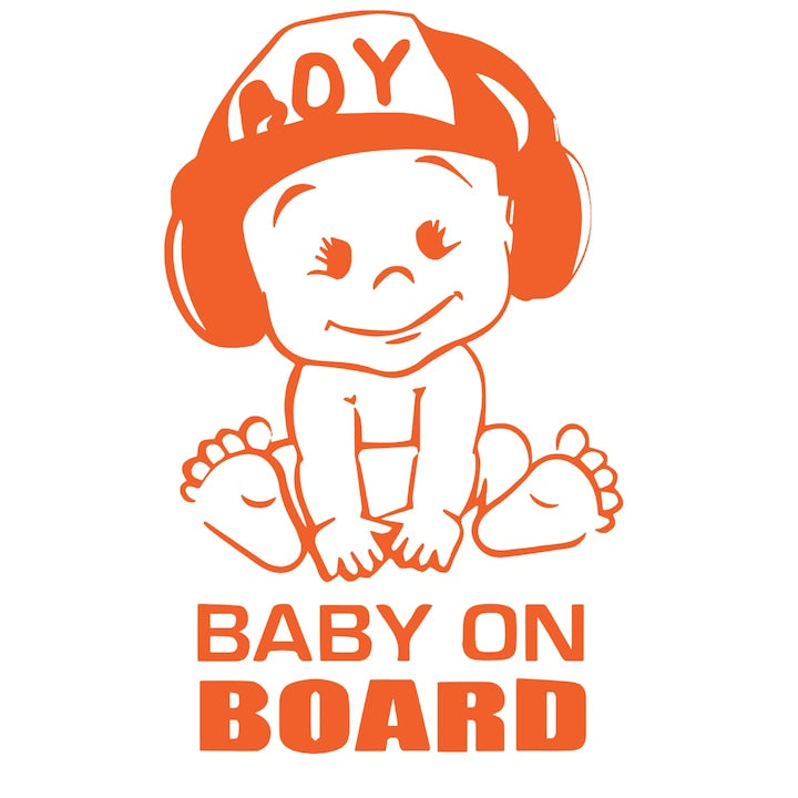 Sticker baby boy  on board