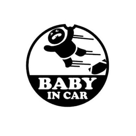 Sticker Baby in Car 3