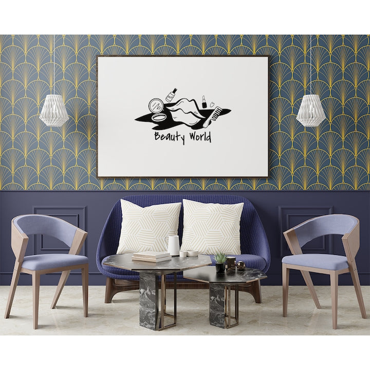 Sticker decorativ pentru perete, Beauty world