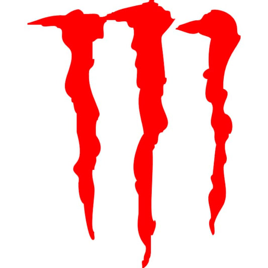 Sticker auto "Monster'' monocolor