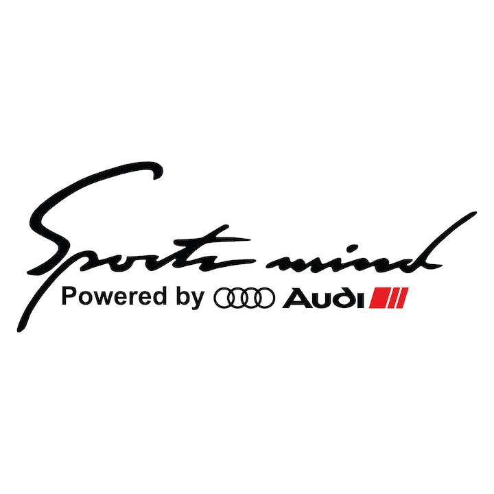 Sticker auto capota Audi, Sports Mind