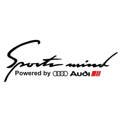 Sticker auto capota Audi, Sports Mind