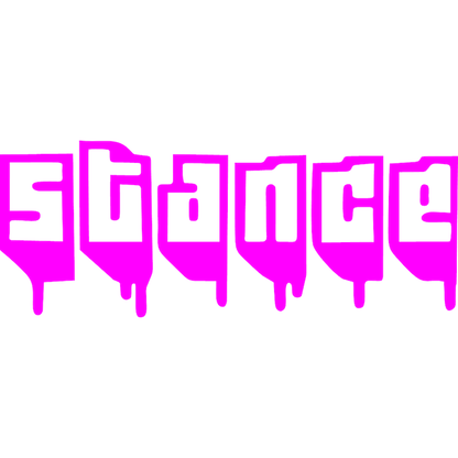 Sticker auto rezistent, ''Stance''