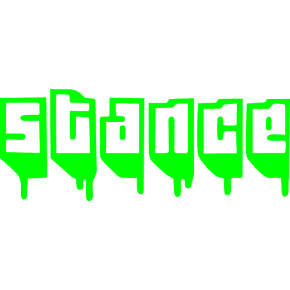 Sticker auto rezistent, ''Stance''