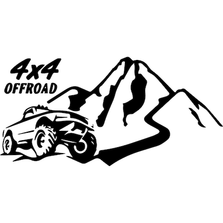 Sticker 4x4 Off Road Monster Truck