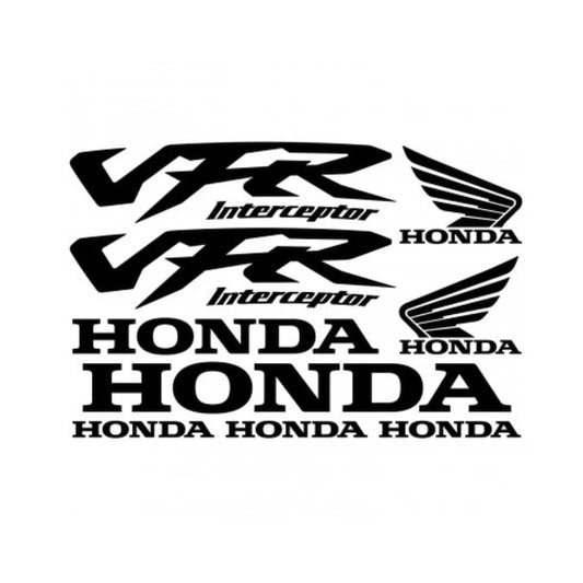 Set 11 Stickere decorative rezistente la apa, Motocicleta Honda Interceptor