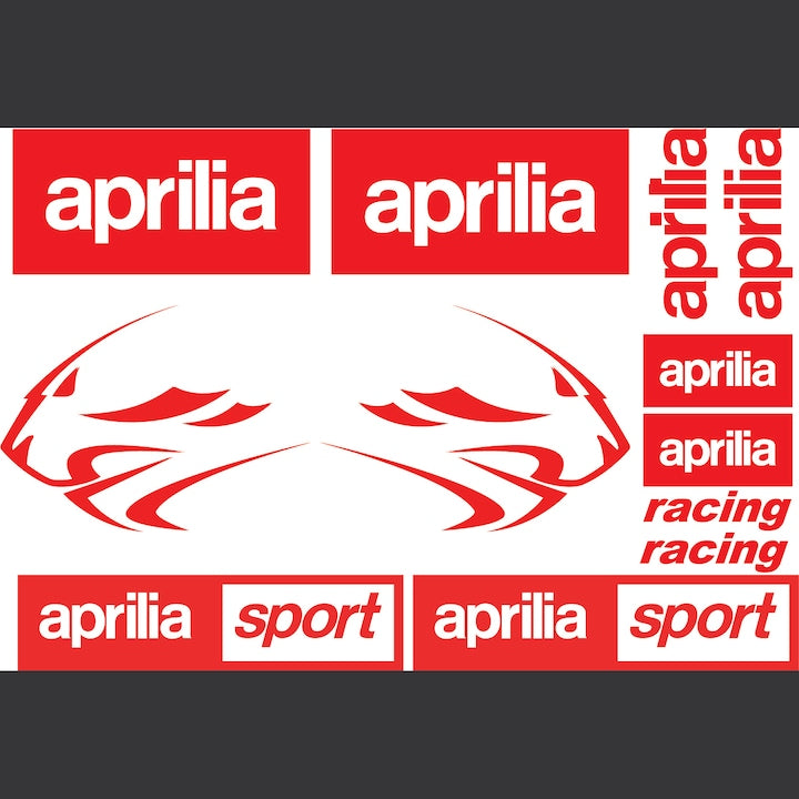 Set Stickere Aprilia Moto v2
