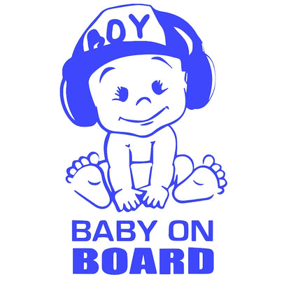 Sticker baby boy  on board