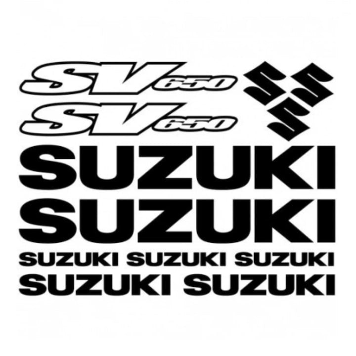 Set 14 Stickere Motocicleta Suzuki SV650 rezistente la apa