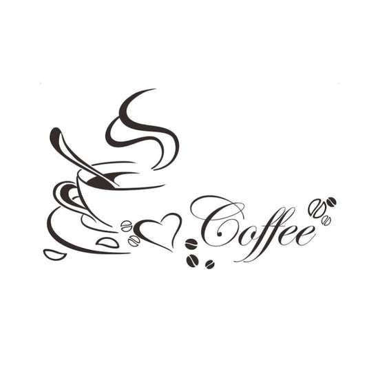 Sticker bucatarie "I love coffe"